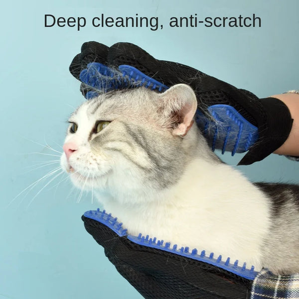 Gentle Pet Grooming Gloves